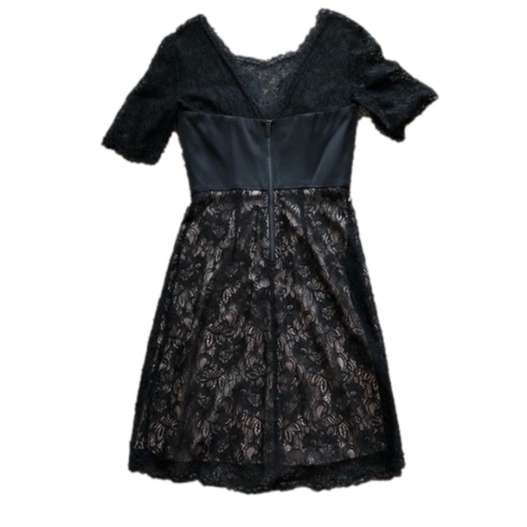 NWOT BCBGMaxAzria Lila Black lace bustier dress lined size 4 - Picture 5 of 15